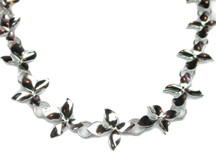 Silver Flower Necklace